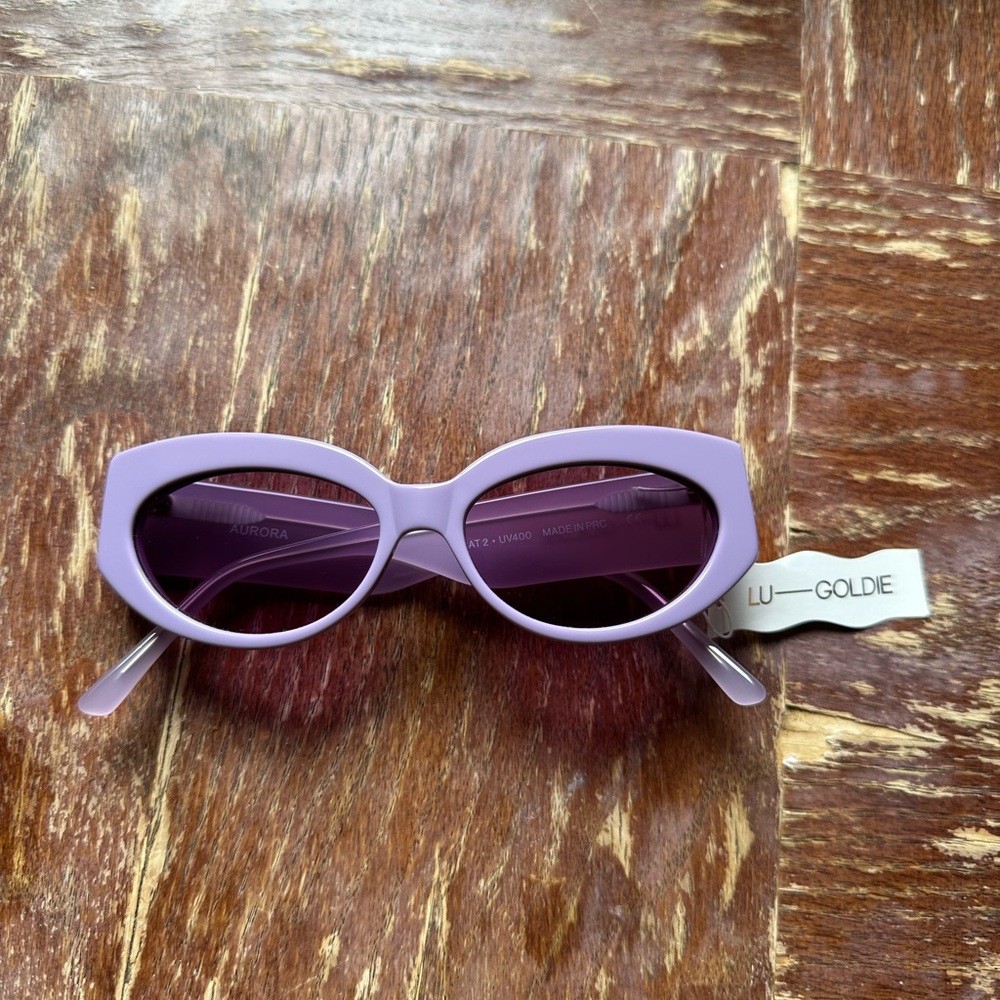 Lu-Goldie Purple Sunglasses
